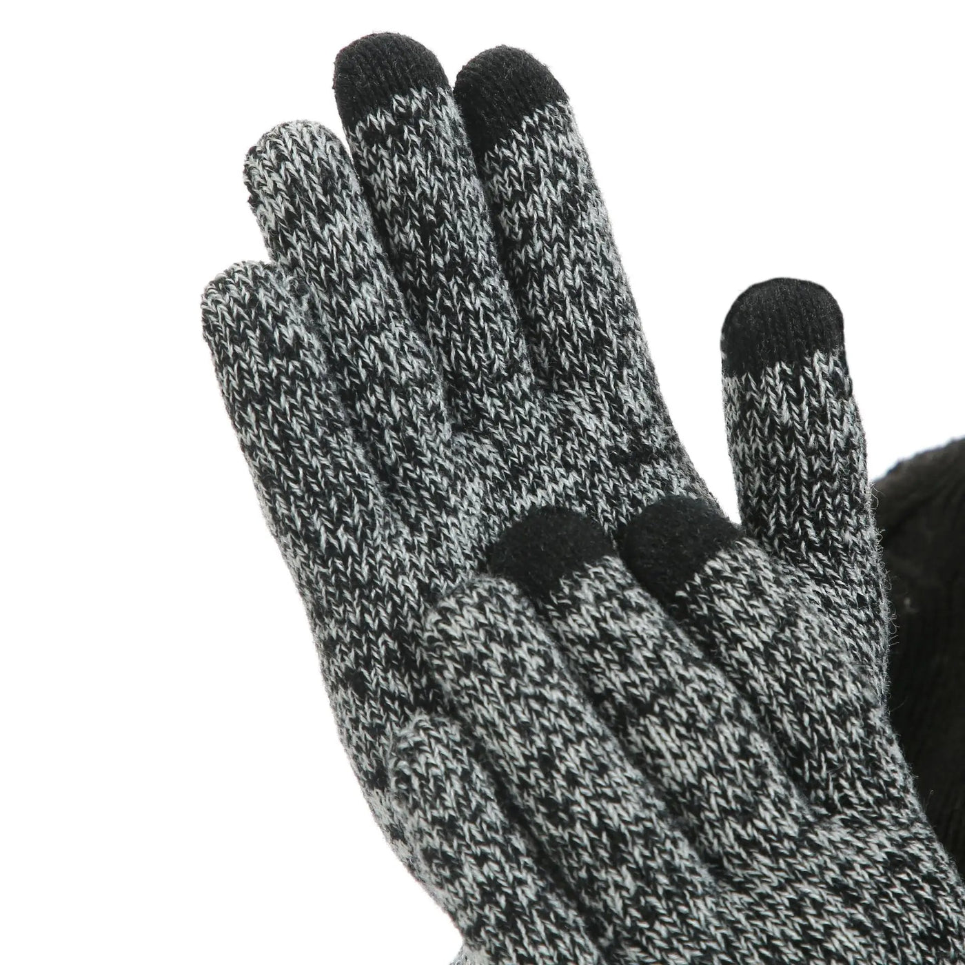 Set d'hiver décontracté avec bonnet, écharpe et gants pour hommes