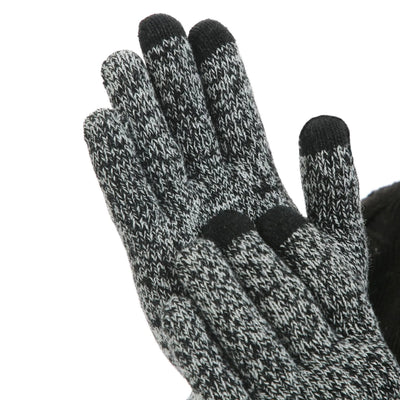 Set d'hiver décontracté avec bonnet, écharpe et gants pour hommes