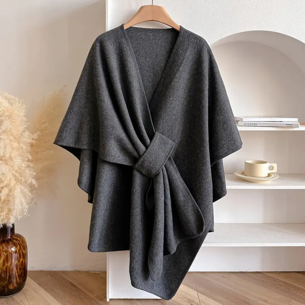 Veste coupe-vent de luxe avec drapé élégant