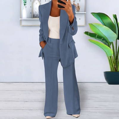 Vanessa | Blazer femme | Ensemble blazer confortable et chic | Tenue décontractée et habillée