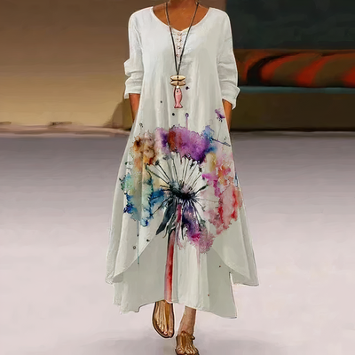 Robe élégante en coton - Durable, respirante, essentielle à la garde-robe en toute saison