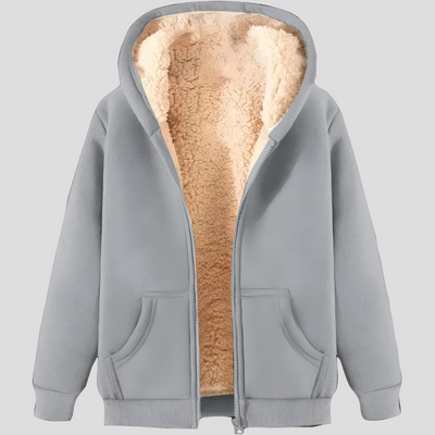 Manteau d'hiver à capuche pour hommes, doublé en polaire