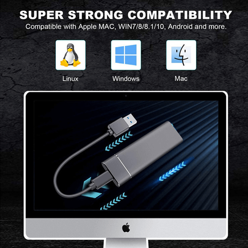 VoltDrive | Disque dur SSD externe portable ultra rapide - Stockage de données rapide