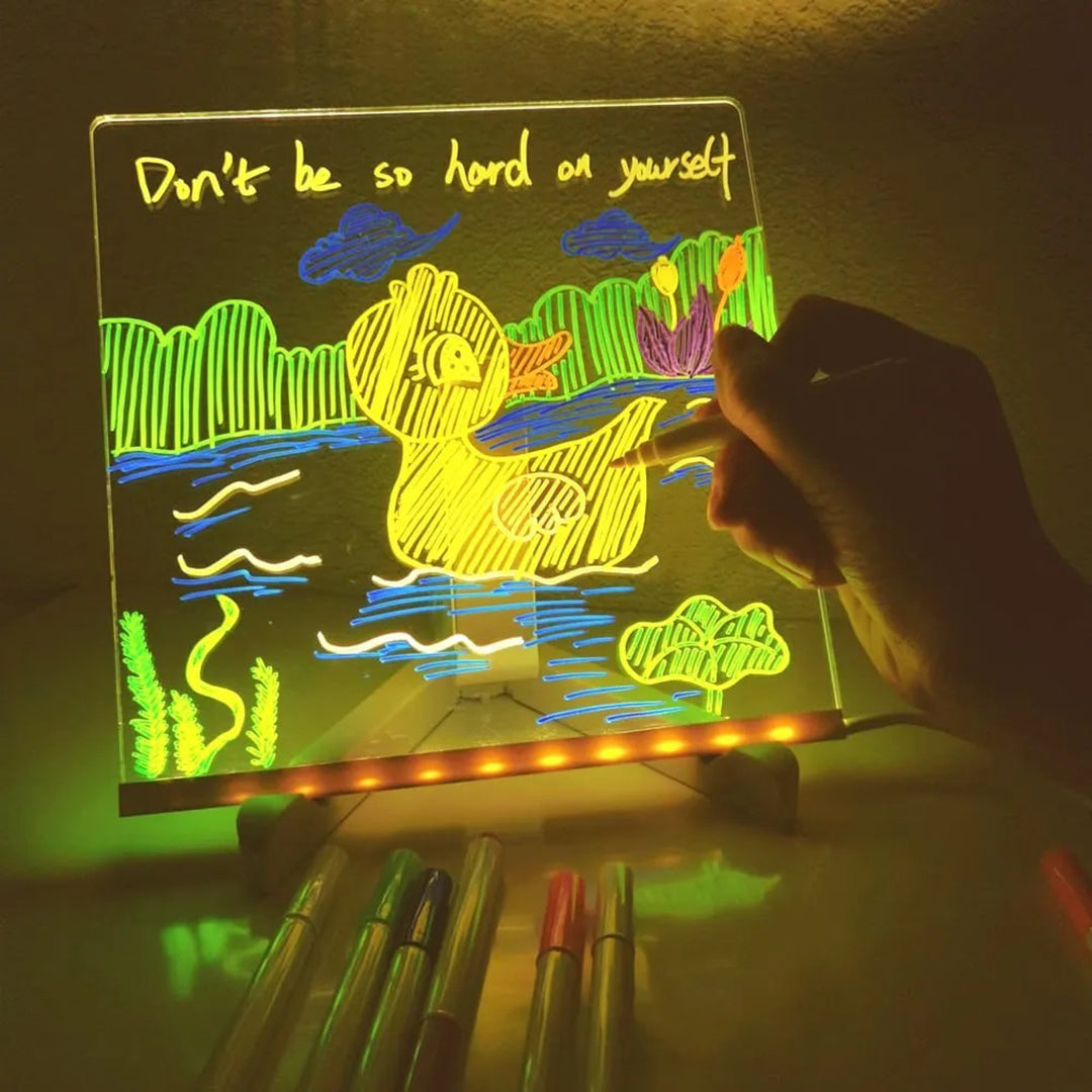 Bloc-notes LED avec couleurs