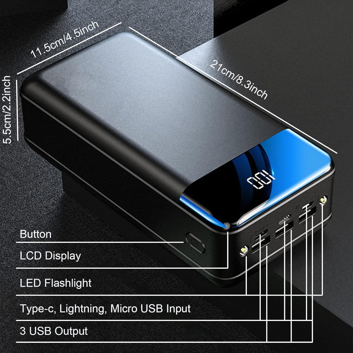 Ultimate Power Bank 50.000 mAh - Veloce e versatile