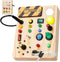 SparkQuest - Tablero de juego Montessori para niños pequeños con 27 luces LED