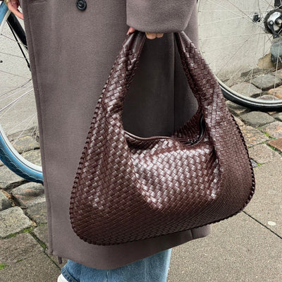 Grand sac de luxe tressé
