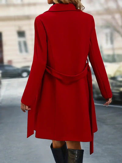 Trench-coat chic pour femmes avec double rangée de boutons