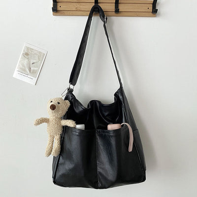 Stephanie - Sac à dos en cuir végétal souple texturé de grande capacité