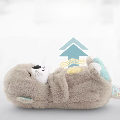 Jouet en peluche avec musique apaisante et mouvements respiratoires