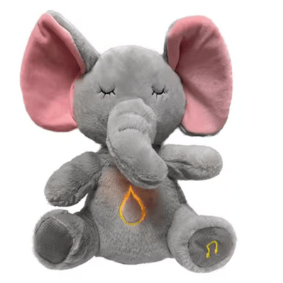 Jouet en peluche avec musique apaisante et mouvements respiratoires