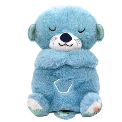 Jouet en peluche avec musique apaisante et mouvements respiratoires