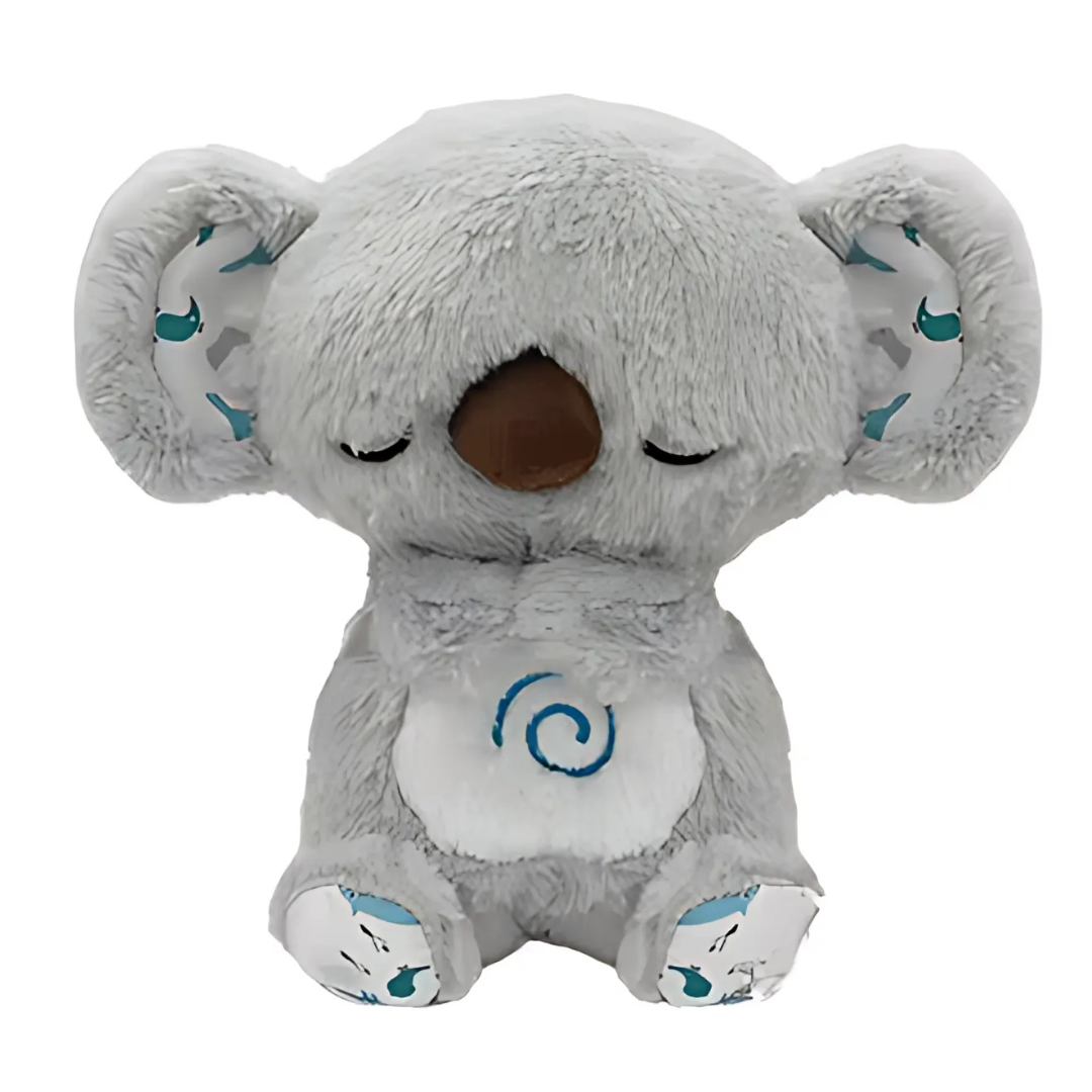 Jouet en peluche avec musique apaisante et mouvements respiratoires