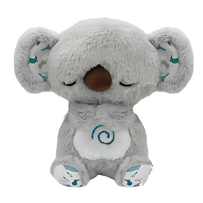 Jouet en peluche avec musique apaisante et mouvements respiratoires