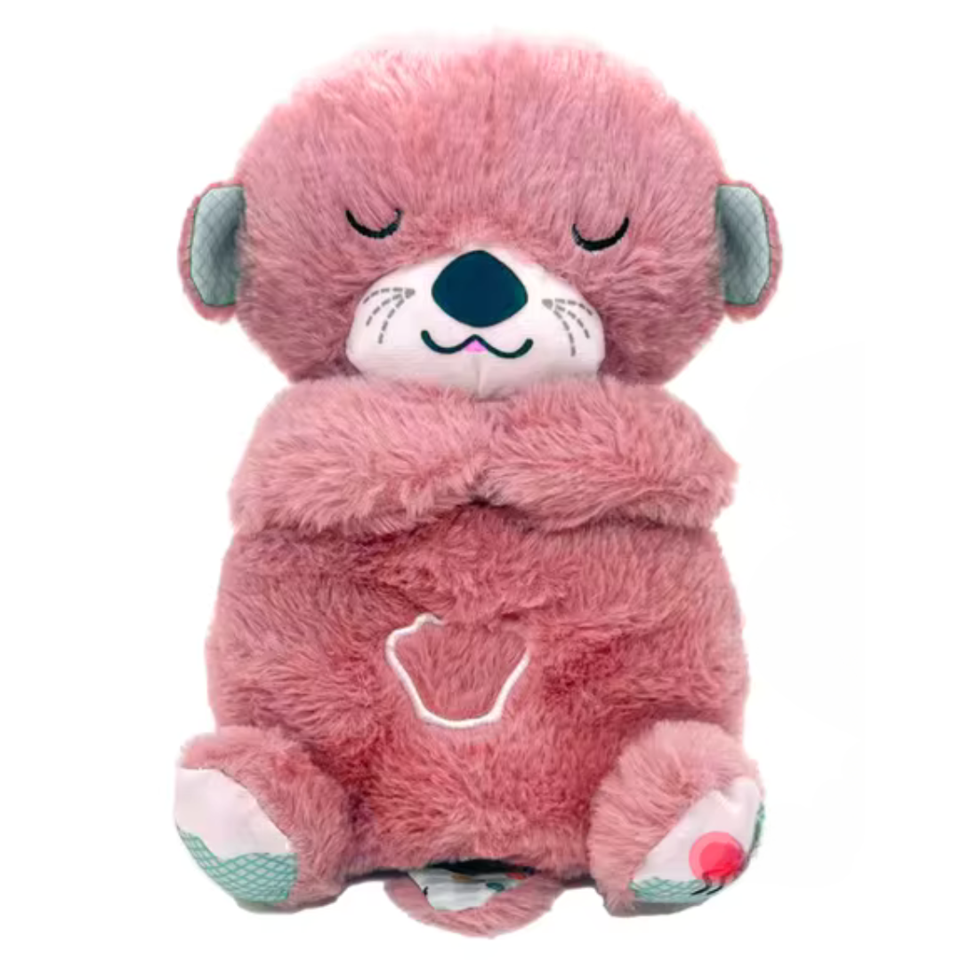 Jouet en peluche avec musique apaisante et mouvements respiratoires