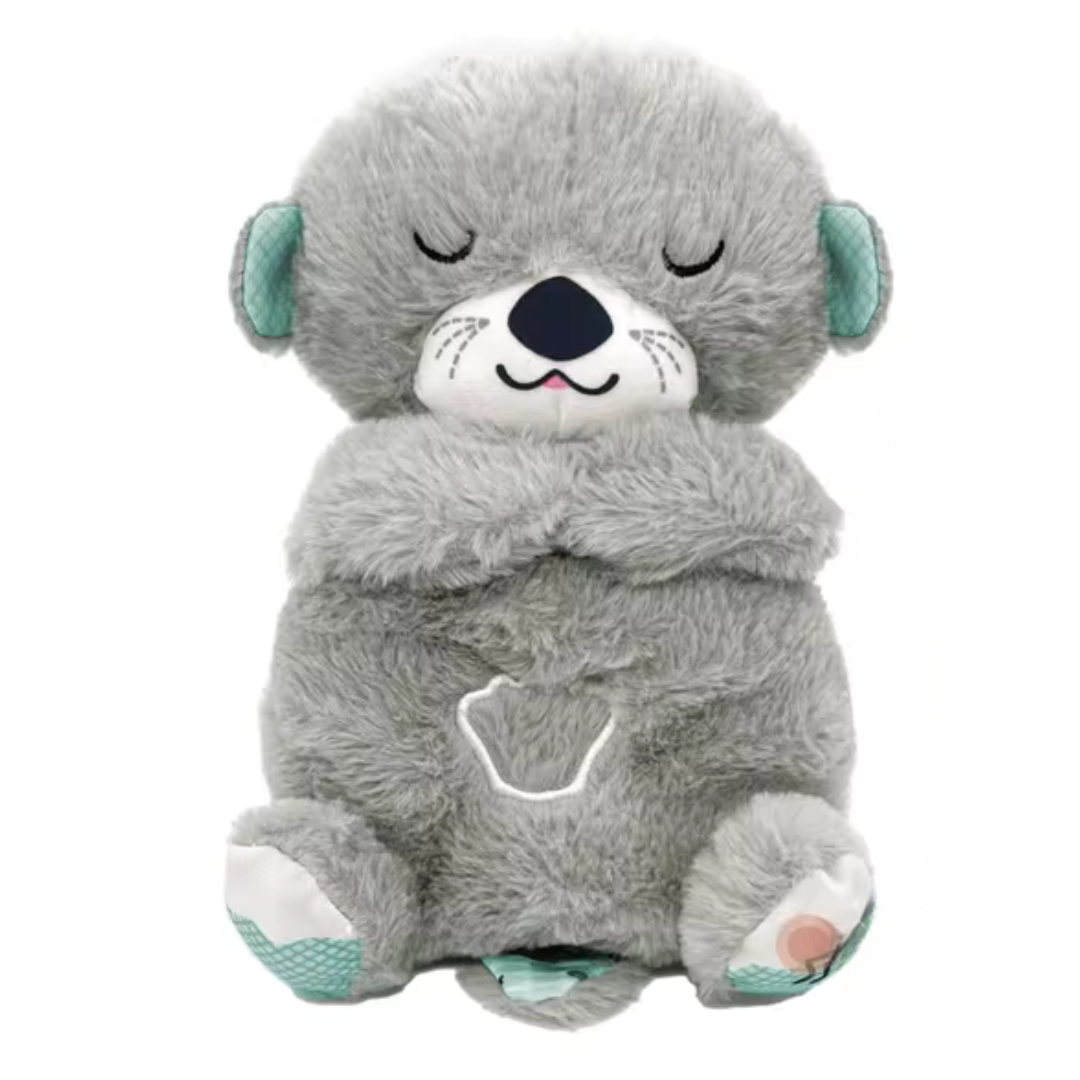 Jouet en peluche avec musique apaisante et mouvements respiratoires