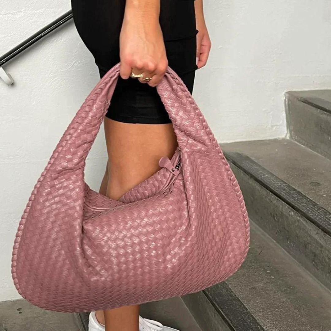 Grand sac de luxe tressé