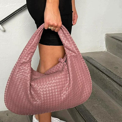 Grand sac de luxe tressé