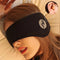 Masque de sommeil en coton avec bouchons d'oreille insonorisés et set de bouchons d'oreille