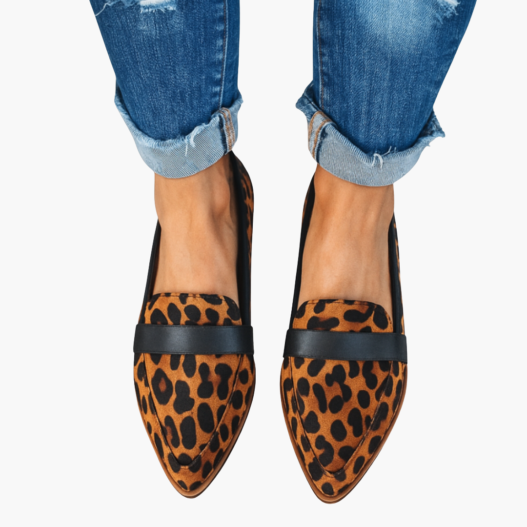 Mocasini ortopedici din piele de căprioară pentru femei