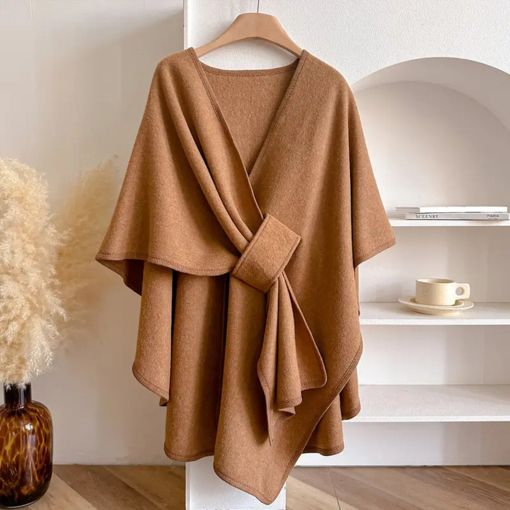Veste coupe-vent de luxe avec drapé élégant