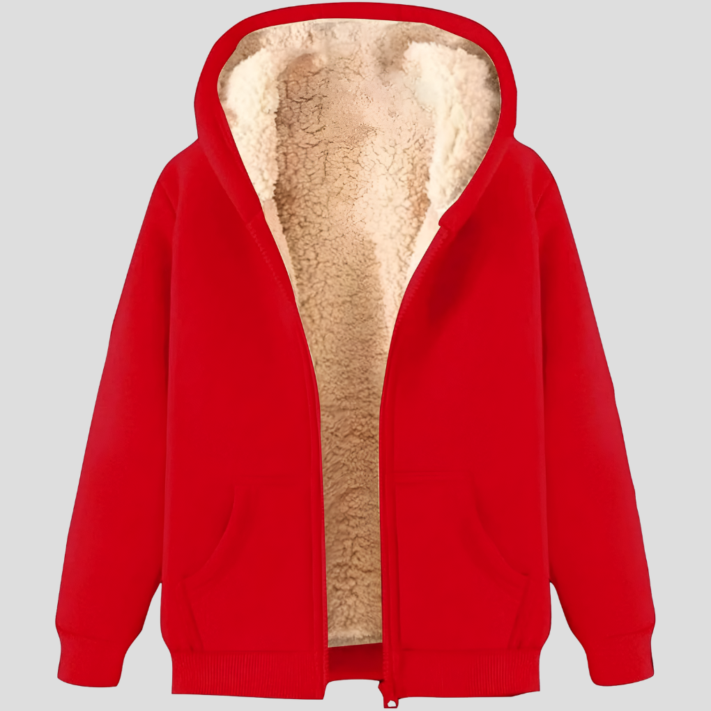 Manteau d'hiver à capuche pour hommes, doublé en polaire