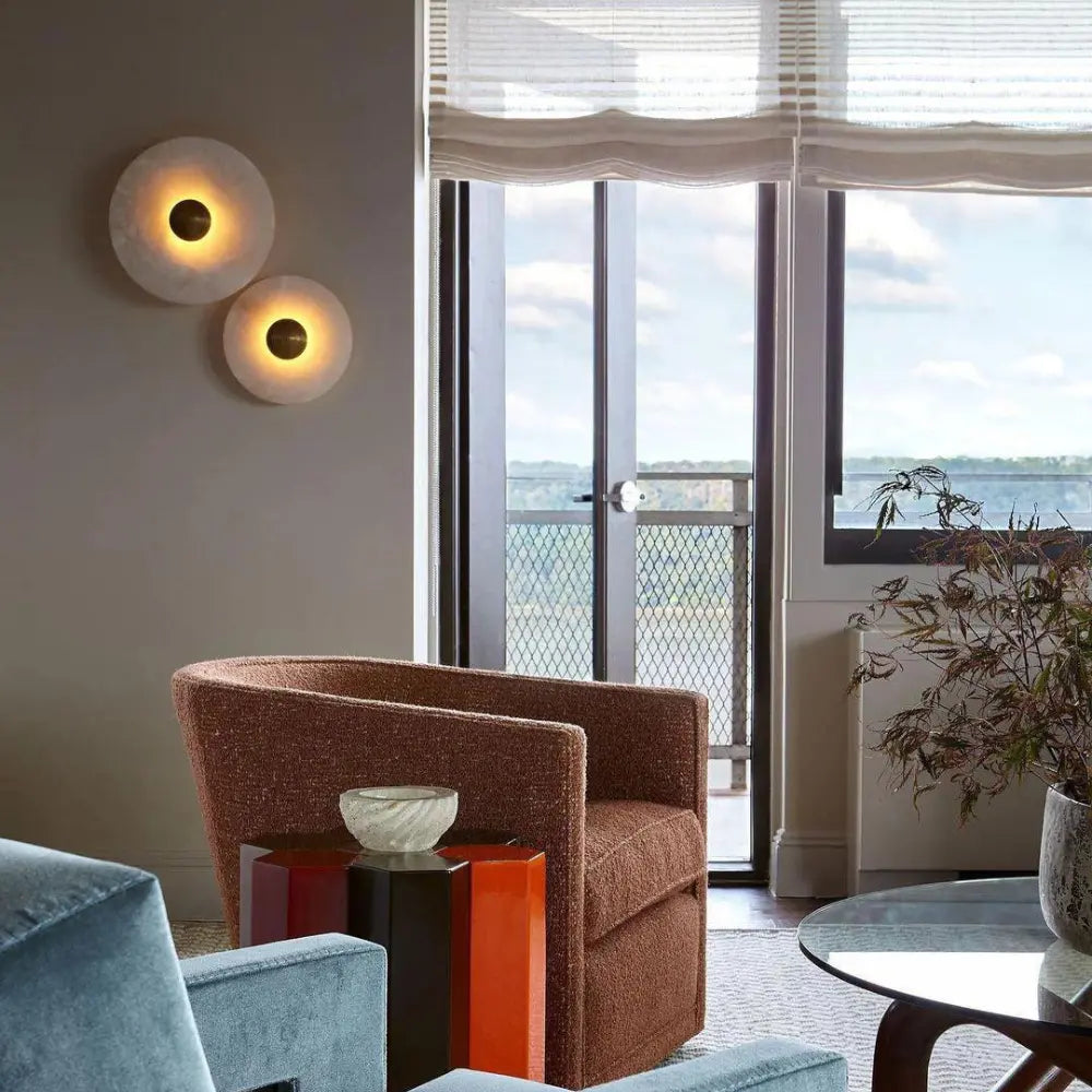 CliffGlow sort moderne væglampe - Moderne væglampe i metal