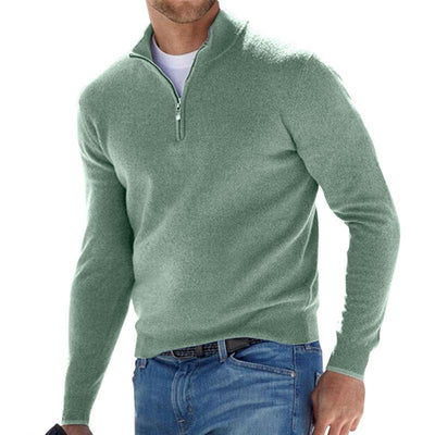 Pull-over zippé confortable pour hommes | Parfait pour toutes les saisons