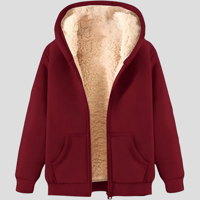 Manteau d'hiver à capuche pour hommes, doublé en polaire