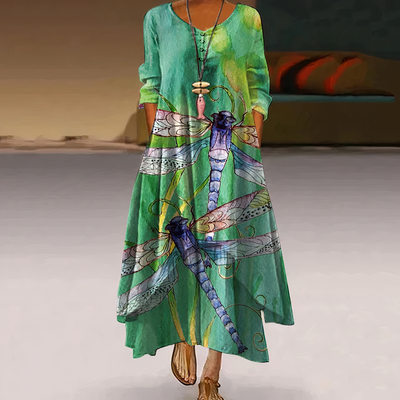 Robe élégante en coton - Durable, respirante, essentielle à la garde-robe en toute saison