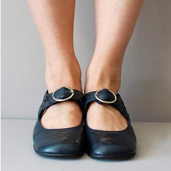 Chaussures orthopédiques vintage à bout rond - Opal