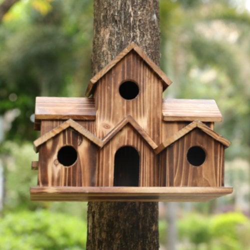 WillowNest volière en bois fonctionnelle