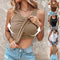Imogen - Top de verano sin mangas para mujeres con sujetador integrado
