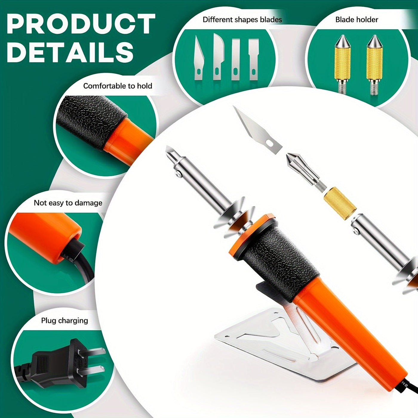Elektrický nástroj pro snadné vyřezávání dýní | Rychlý přesný řezák