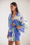 Ensemble d'été Nathalie - Tenue deux pièces à imprimé tropical et à la coupe décontractée