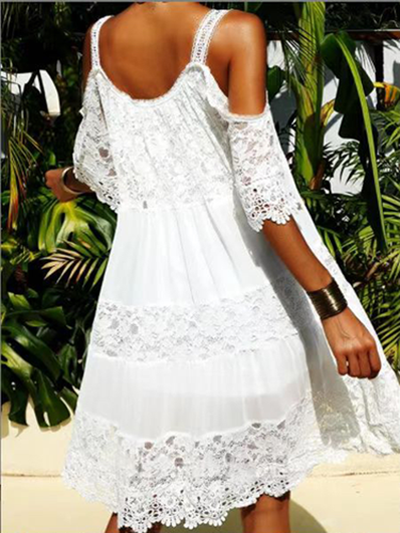 Acuza - Robe en dentelle de mousseline