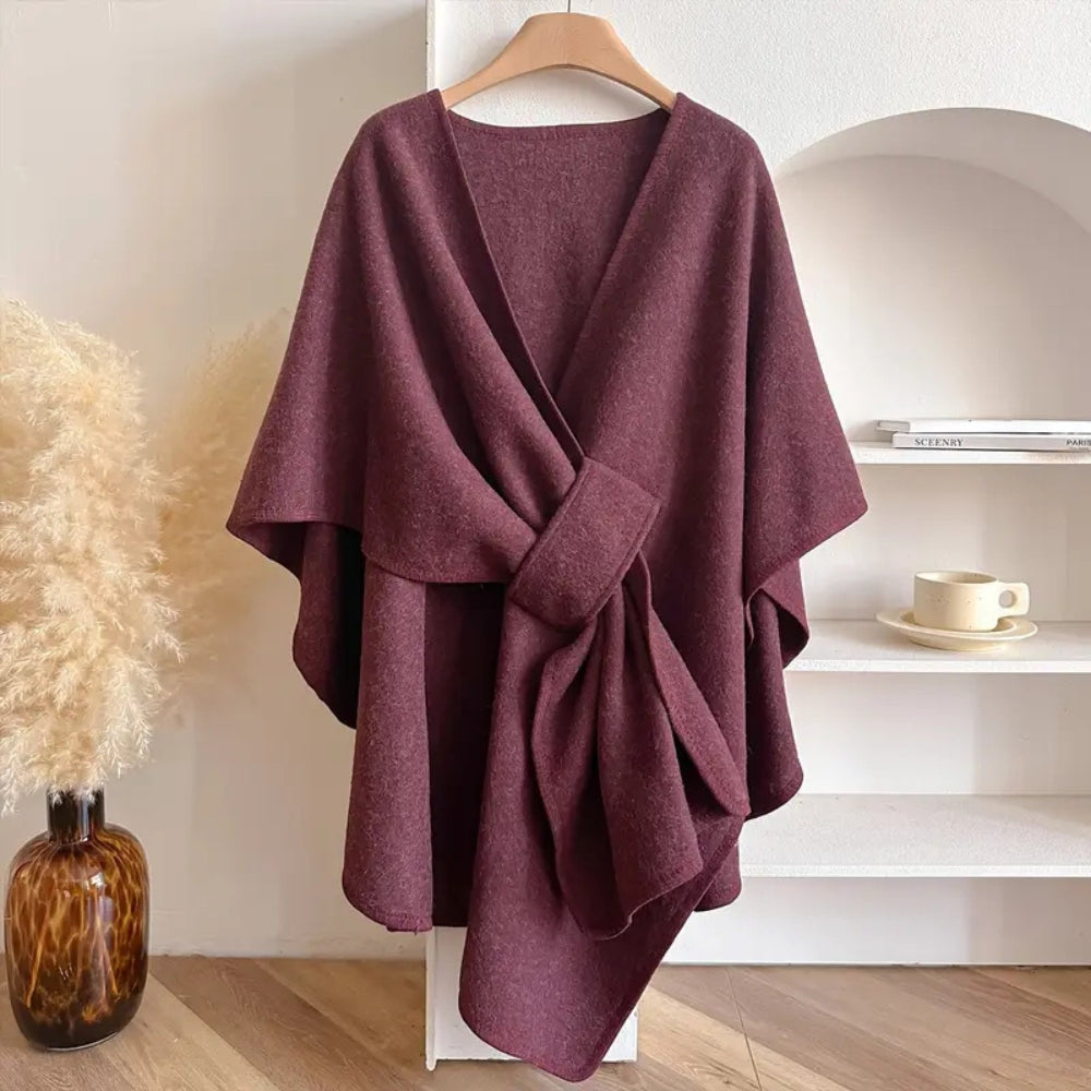 Veste coupe-vent de luxe avec drapé élégant