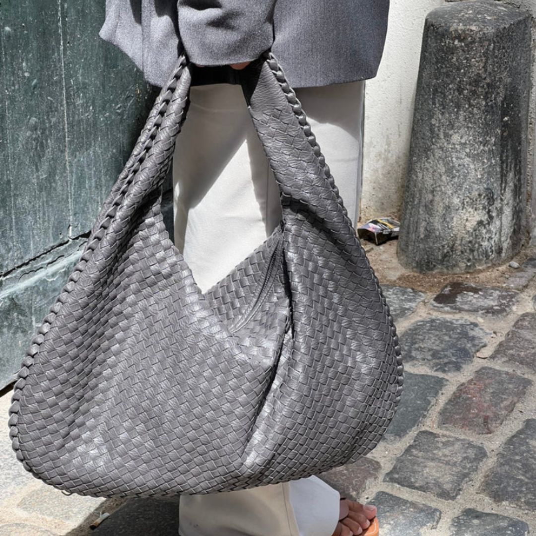 Grand sac de luxe tressé