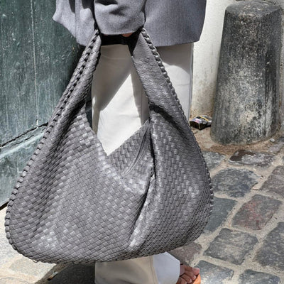 Grand sac de luxe tressé