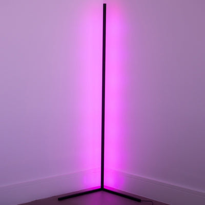 Lampe d'angle LED mince - Luminosité réglable pour le salon ou la chambre à coucher
