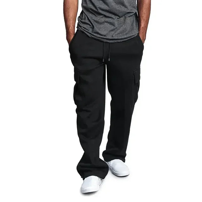 Pantalones deportivos cargo de polar Ultimate Comfort para hombre