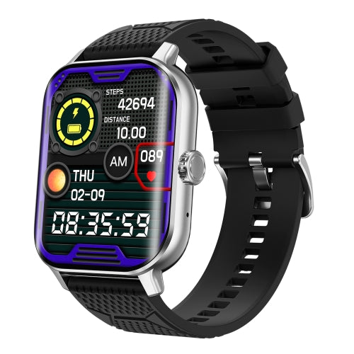 Smartwatch Écran incurvé Moniteur de glycémie ECG Fréquence cardiaque Fitness Tracker