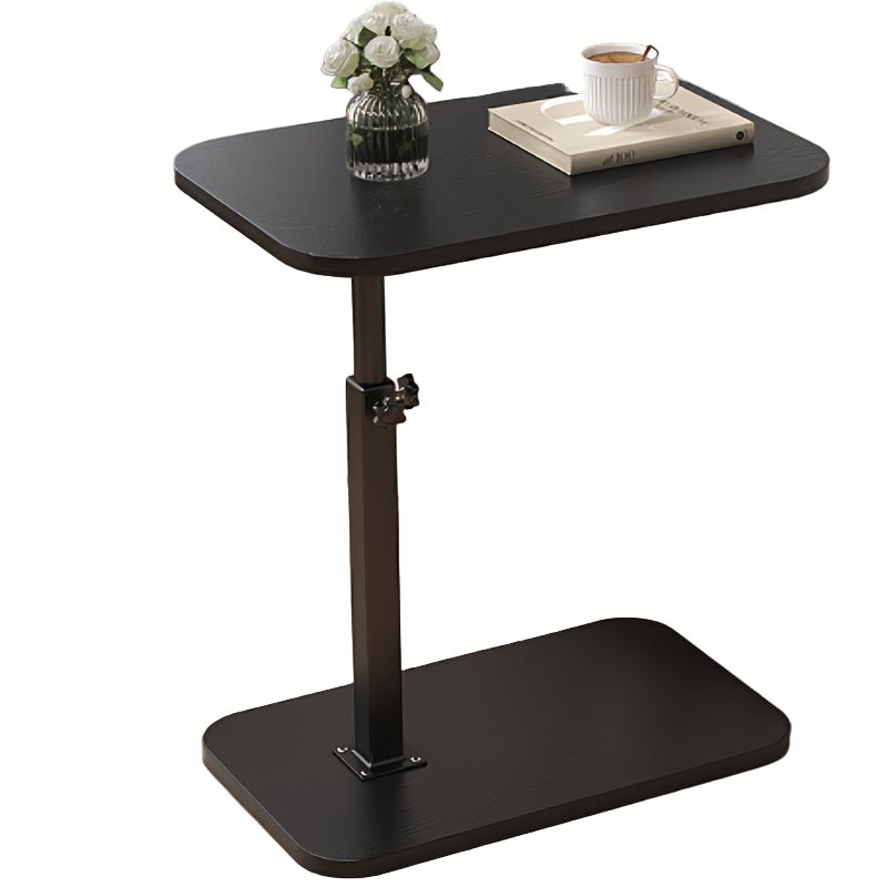 ADJUSTA - Table d'appoint réglable avec plateau en bois et structure en métal