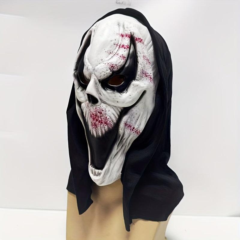 Halloween Skull Mask - Full Head with Hood