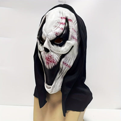 Halloween Skull Mask - Full Head with Hood