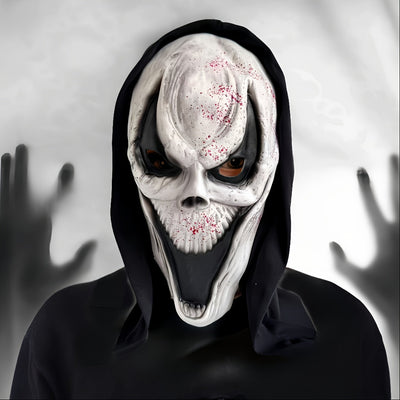 Halloween Skull Mask - Full Head with Hood
