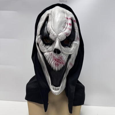 Halloween Skull Mask - Full Head with Hood