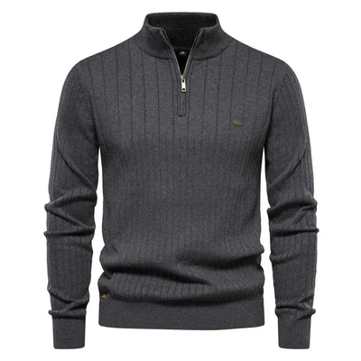 Nouveau pull zippé d'automne pour hommes - Aiopeson