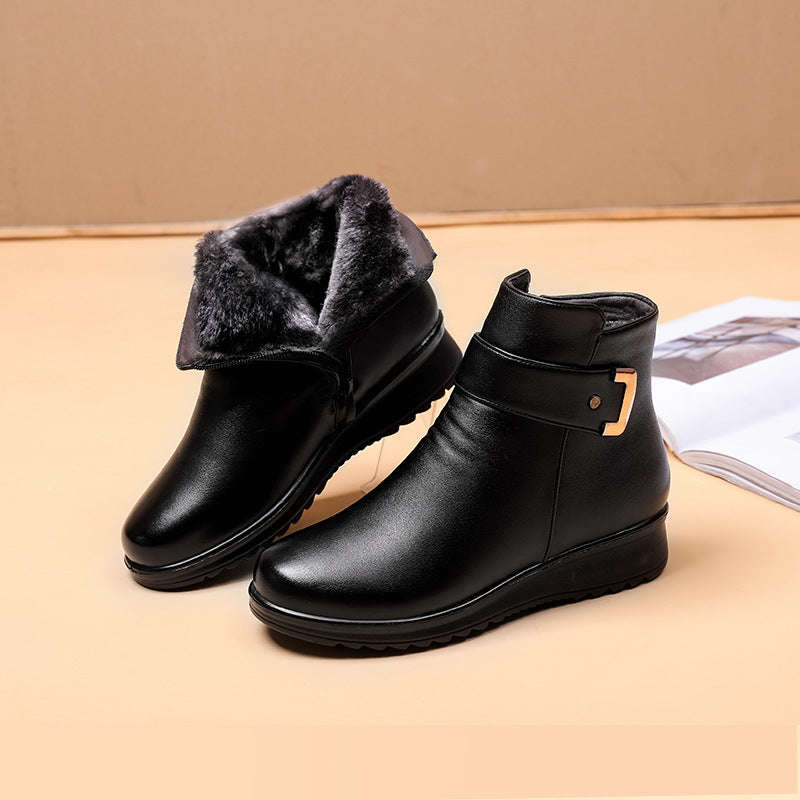 Botas de mujer Annabel - Botas altas de piel auténtica