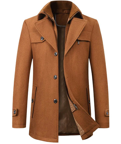 Hommes - Manteau d'hiver en laine